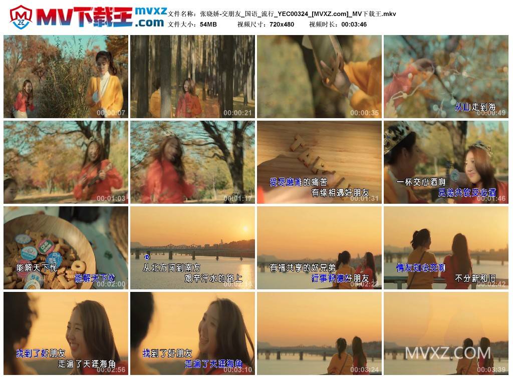 张晓娇-交朋友_国语_流行_YEC00324